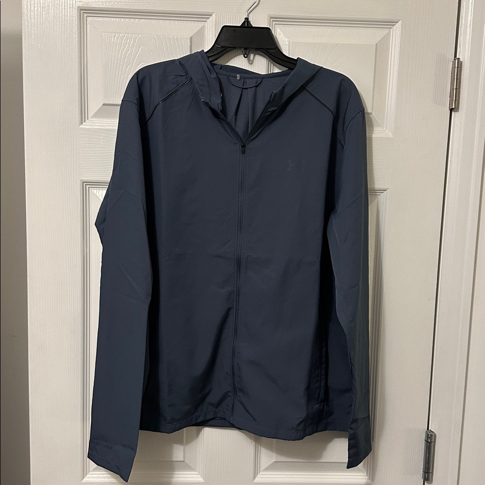 Under Armour Men's UA Stretch Hooded Active Track STORM Jacket Large New NWT